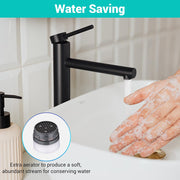 DIY Tall Bathroom Faucet for Vessel Sink Single-Hole 13"H
