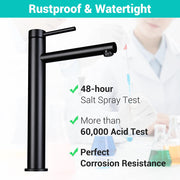 DIY Tall Bathroom Faucet for Vessel Sink Single-Hole 13"H