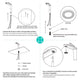 DIY Tall Vessel Sink Faucet Single-Hole 12"H
