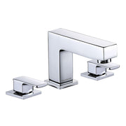 DIY Widespread Bathroom Faucet 3-Hole 2-Handle 4"H