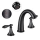 DIY Bathroom Widespread Faucet 2-Handle Hot & Cold 6.7"H