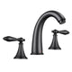 DIY Bathroom Widespread Faucet 2-Handle Hot & Cold 6.7"H