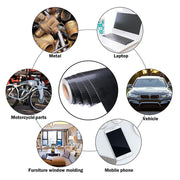DIY Car Vinyl Wrap 4D Black Carbon Fiber Roll 5x100ft