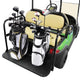 DIY Golf Cart Rear Seat Golf Bag Attachment Holder Adjustable