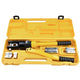 16-Ton Hydraulic Cable Wire Crimp Tool with 11 Dies