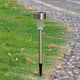 DIY 6x Solar LED White Outdoor  Path Light Stainless Silver