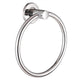 DIY Wall-Mounted Stainless Steel Towel Ring Chrome Finish