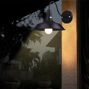 DIY Industrial Barn Style Light Wall Lamp Black 10 in