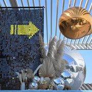 DIY Inflatable Mirror Ball for Dance Floor, 20-60 in. Event Decor