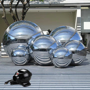 DIY Event Party Decor Inflatable Mirror Balls with Air Pump