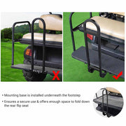 DIY Golf Cart Rear Seat Grab Bar EZGO TXT Genesis 150