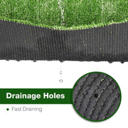 DIY Artificial Grass Turf Fake Grass for Dogs (2x)65x5ft, 3/8" Thick
