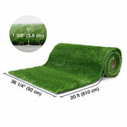 DIY 3' Artificial Grass Turf for Dogs Pet, Outdoor, Playground, 1.38" Pile