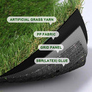 DIY Artificial Grass Rolls, Tall Fescue, Multi-Roll Pack 1.38" Pile