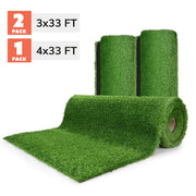 DIY 10' Artificial Grass Turf for Dogs Outdoor Patio Playset, 1.38" Pile