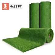 DIY 12' Artificial Grass Turf for Dogs, Gym, Outdoor, Playset, 1.38" Pile