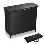 DIY Outdoor Folding Bar Pub Table with Storage