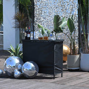 DIY Outdoor Folding Bar Pub Table with Storage