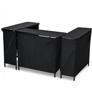 DIY Outdoor Folding Bar Pub Table with Storage