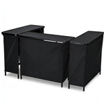DIY Outdoor Folding Bar Pub Table with Storage