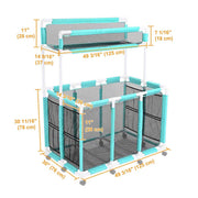 DIY Replacement Mesh Netting for Solid Pool Float Storage(PVC)