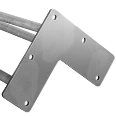 34 Inch Hairpin Legs, Set(4), 3-Rod, Raw Steel