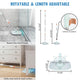 Microfiber Spin Mop Bucket System with 8 Mop Pads