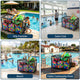 DIY Steel Pool Float Storage Mesh Toy Organizer