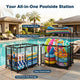 DIY Steel Pool Float Storage Mesh Toy Organizer