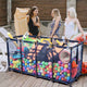 DIY Pool Storage Cart Toy Float Raft Mesh Bin 65x30x33