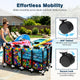 DIY Durable Pool Float Storage Mesh Toy Organizer - Solid PVC Frame