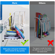 DIY Swimming Pool Towel Rack Storage Hot Tub SPA