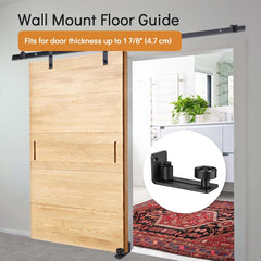 Sliding Barn Door Wall-Mount Floor Guide Roller 2Pcs
