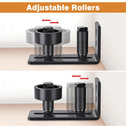 Sliding Door Guide Roller Wall Mount Adjustable 1.6" to 3.5"