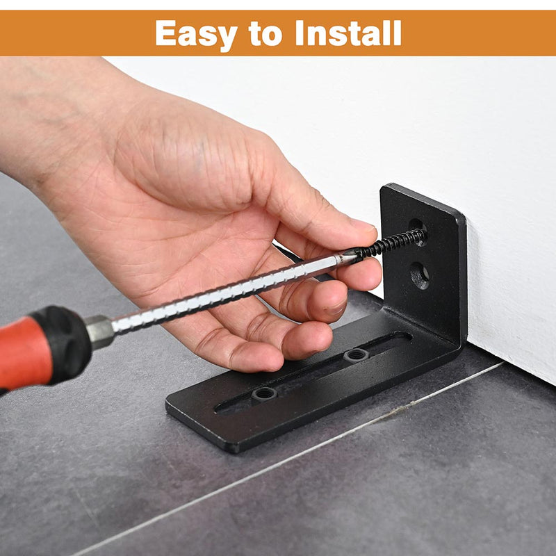 Sliding Door Guide Roller Wall Mount Adjustable 1.6" to 3.5"