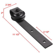 DIY Sliding Barn Wood Door Replacement Roller Pair Style/Color Options