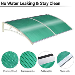 6.5ft Awning Patio Cover Rain Protection Window