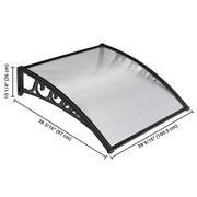 3ft Awning Patio Cover Rain Protection Window