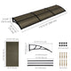 DIY 10ft Awning Patio Cover Rain Protection Window