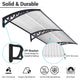 DIY 6.5ft Awning Patio Cover Rain Protection Window
