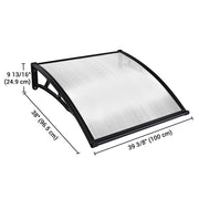 DIY 3ft Awning Patio Cover Rain Protection Window