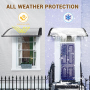 DIY 3ft Awning Patio Cover Rain Protection Window