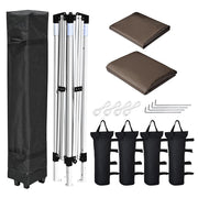 DIY 10x10ft Easy Pop Up Tent Canopy WeightBags Air Vent