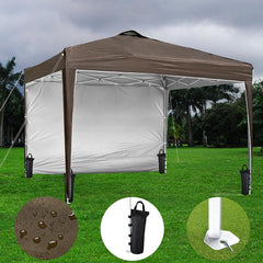 Waterproof 10x10ft Pop Up Canopy EZ up Tent with Bag