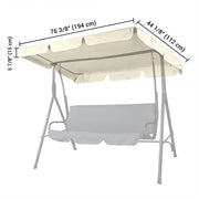 Outdoor Patio Swing Canopy Replacement Color & Size Options