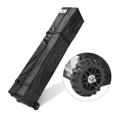 InstaHibit 10x10 Pop Up Canopy Storage Bag w/ Wheels 12x11x63