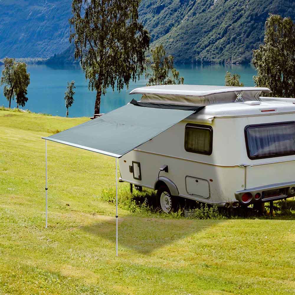 DIY Retracted Car Rooftop Side Awning Shade 6' 7