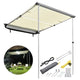 DIY Car Awning with LED Light Rear Side Tent 6' 7" x 4' 7"