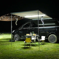 DIY Car Awning with LED Light Car Side Tent 8' 1