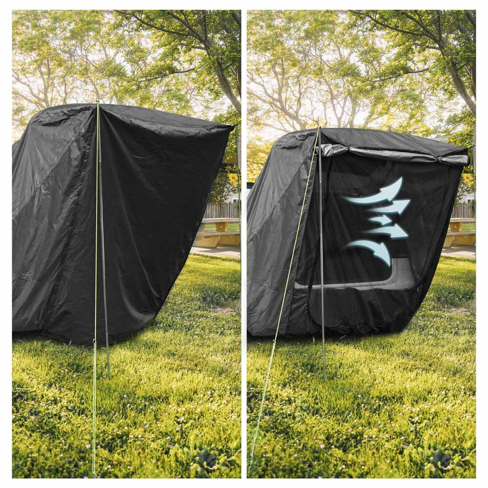 suv rear tent DIY Tailgate Tent SUV Van Awning with Screen Net